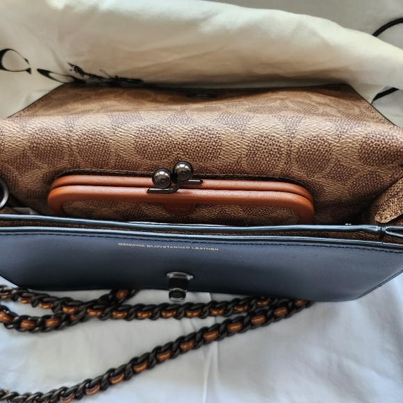 Coach Dinky with Signature Canvas and Souvenir Pins - Picture 6 of 7